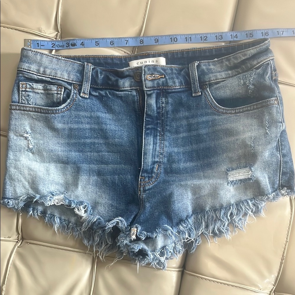 Blue Denim Women Shorts